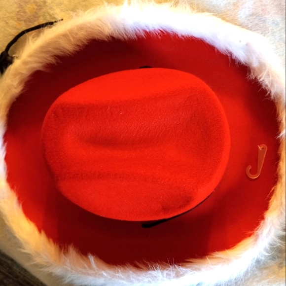 LED Light Blinking Cowboy Santa Hat - Picture 8 of 16